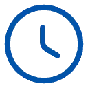 Illustration of a clock showing the time at 3:00
