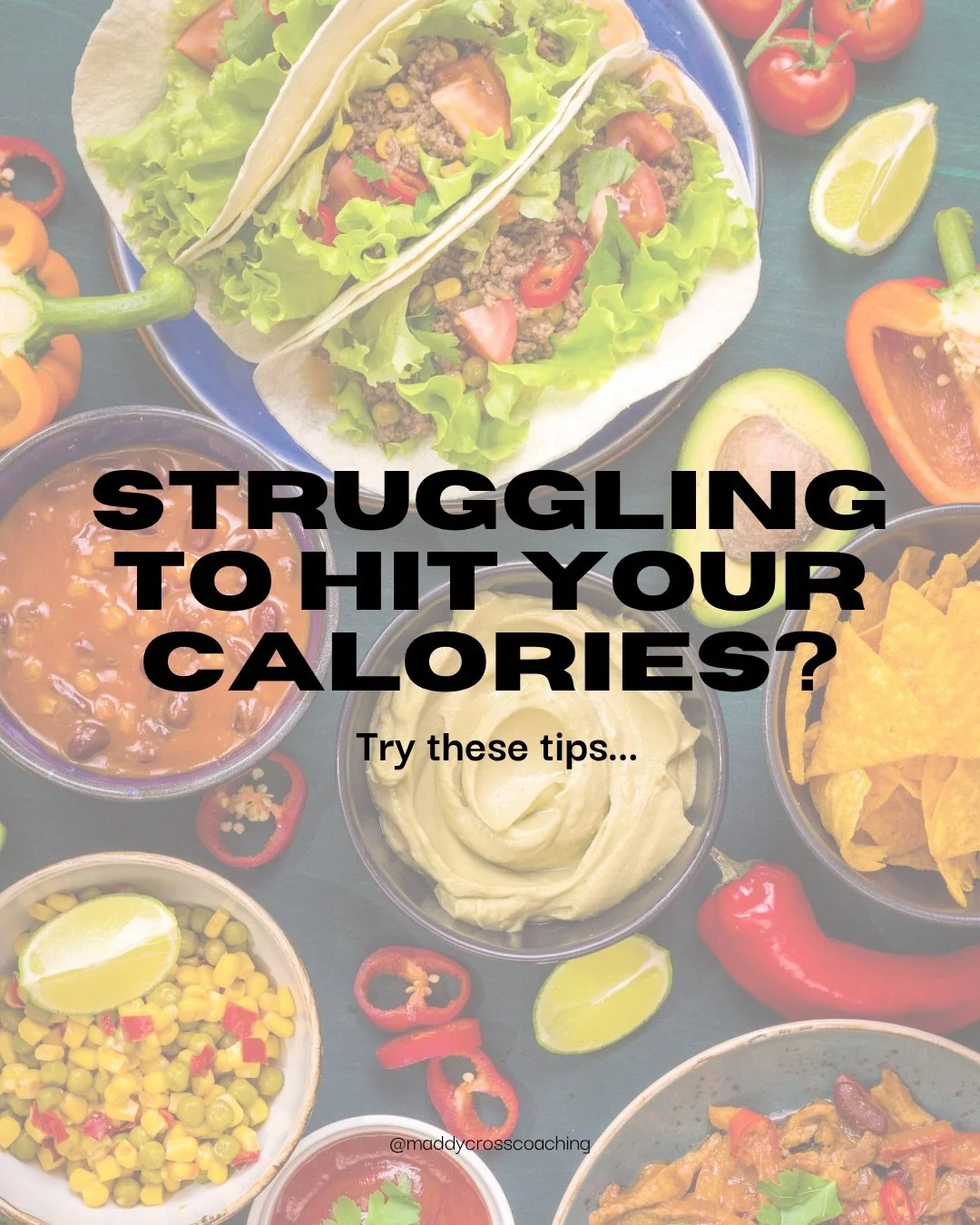 Hitting your cals doesn&rsquo;t have to feel overwhelming ✨ 

It&rsquo;s important to hit your cals as give your body the fuel it needs to lose fat, build/maintain muscle, and keep your energy levels high. Undereating or overeating can slow progress 