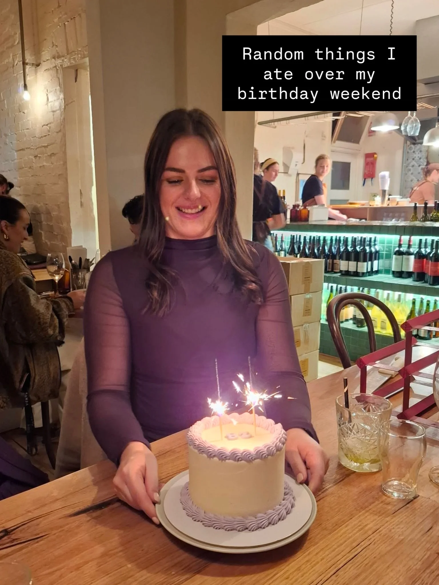 Heart &amp; tummy is full 🫶🏼🎂🎈