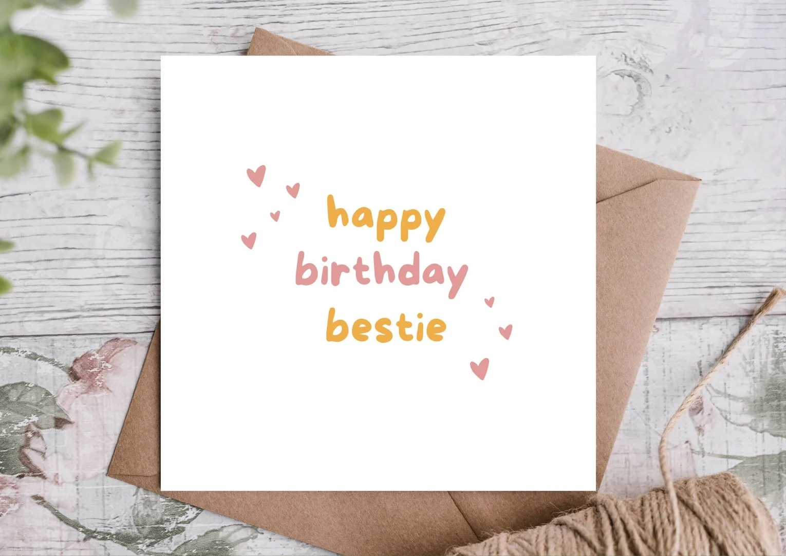 Happy Birthday Bestie Card.webp