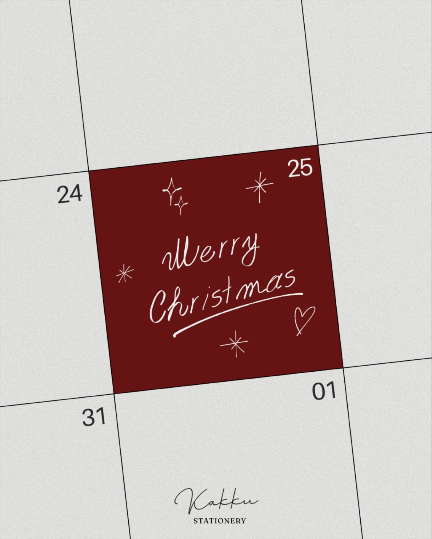 To all of you who are celebrating, have a Merry Merry Christmas 🎄

#kakkustationery #christmas2025