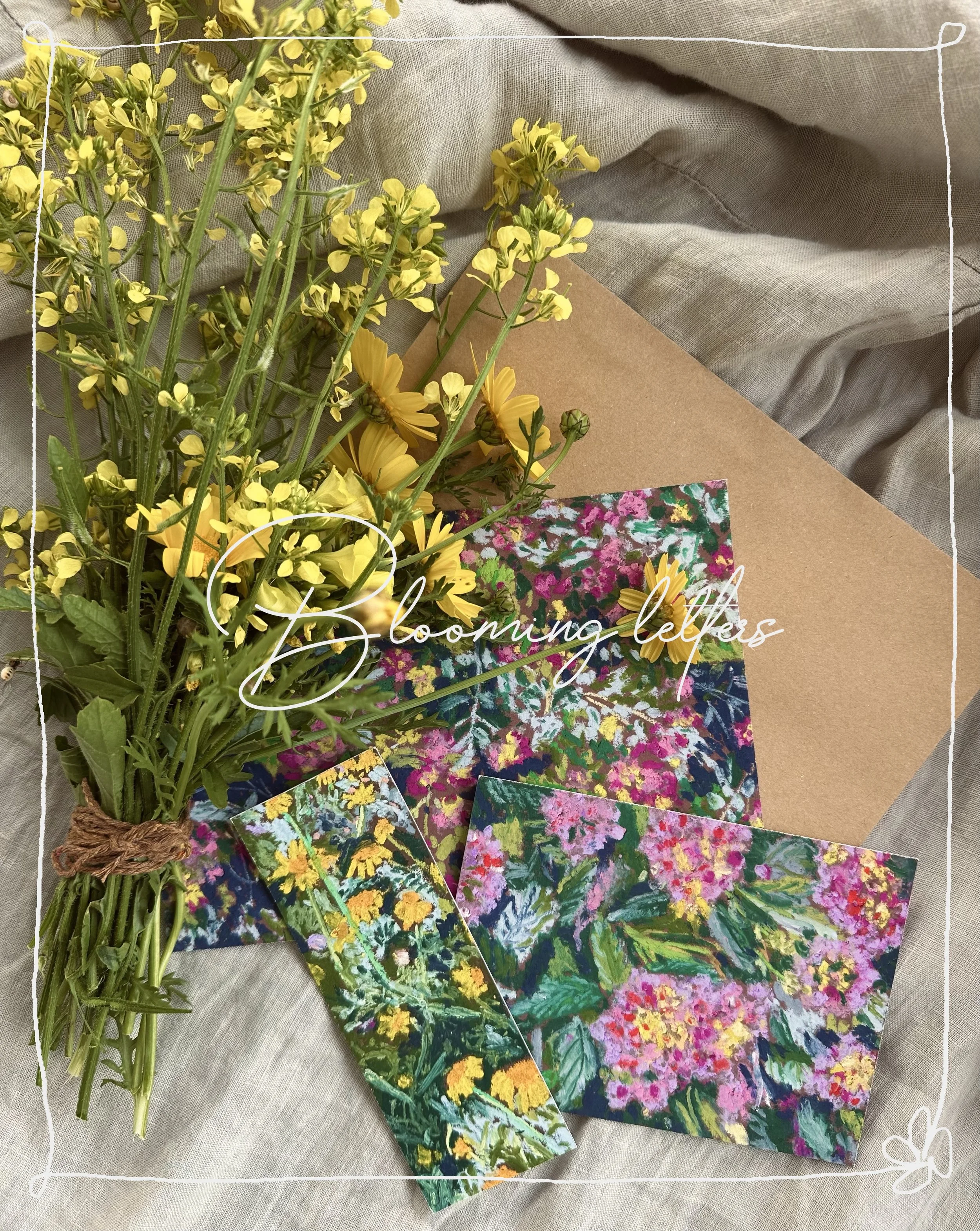 Blooming Letters Print Club