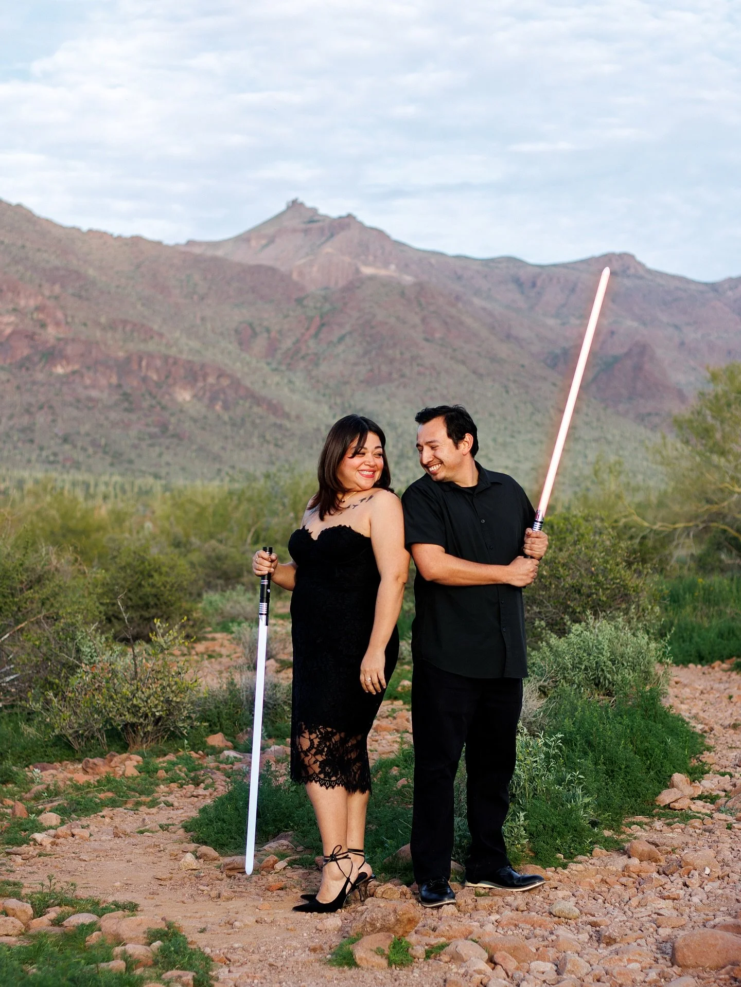 May the fourth be with you!!! 💫

In this family we celebrate #StarWarsDay 🤓 And we also celebrate LOVE! This engagement was SO. MUCH. FUN. Jose found me on tiktok and planned everything 🥹 She had NO idea! The cutest! 

Have a special moment coming