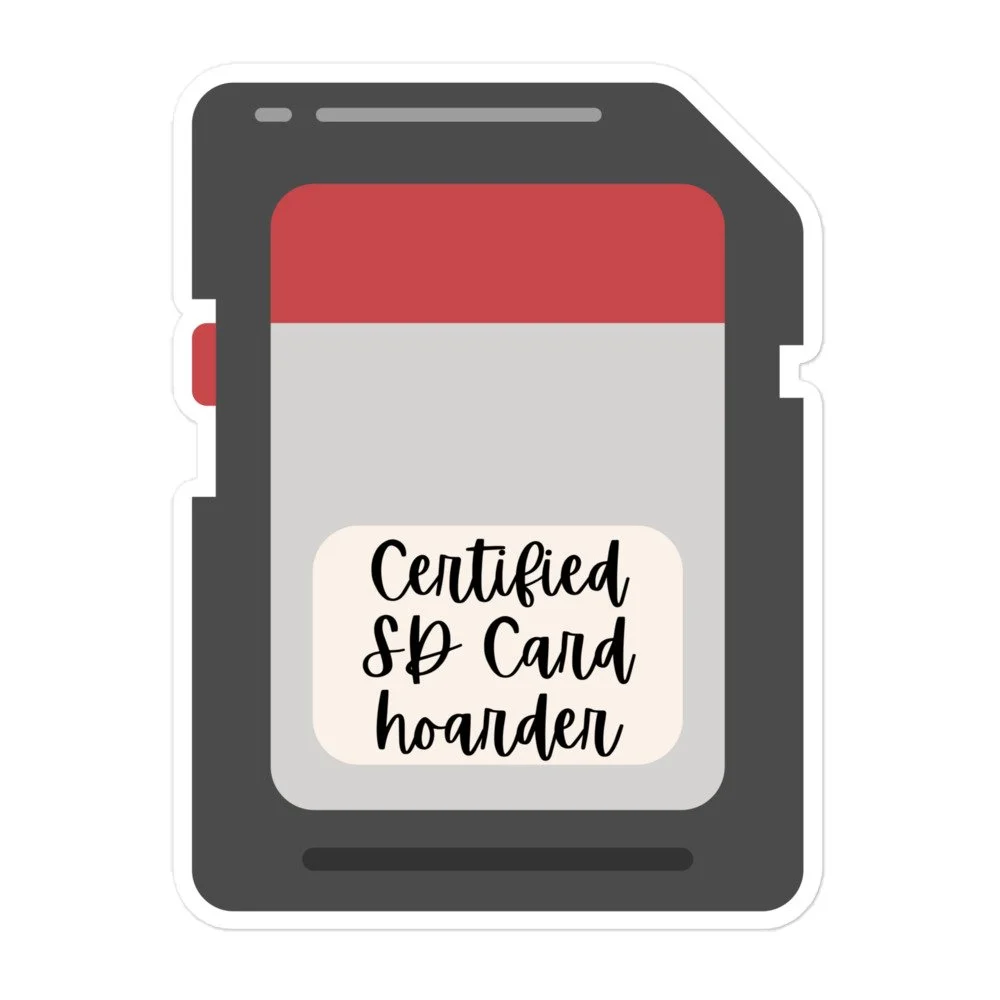 SD Card Sticker