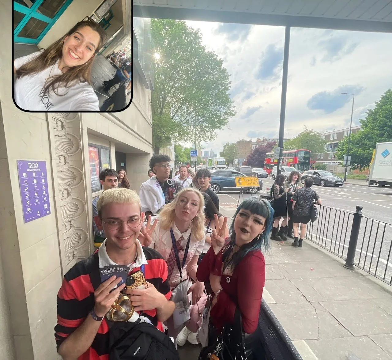 Working as box office staff at Troxy Theatre, supporting ticketing and audience entry before a live show.