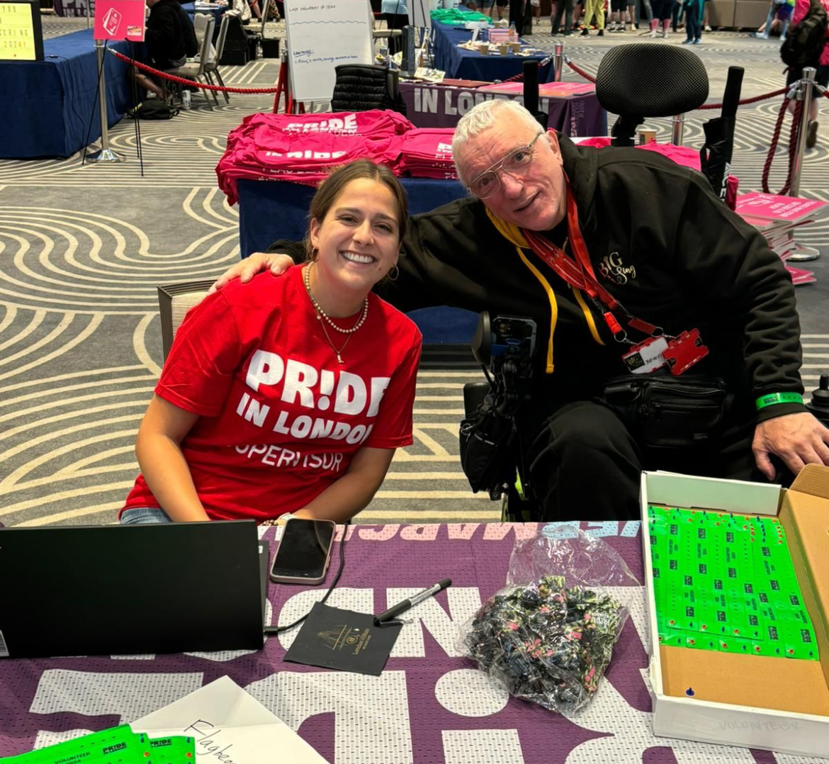 Acting as registration supervisor at Pride in London 2024, supporting volunteers and managing attendee check-in.