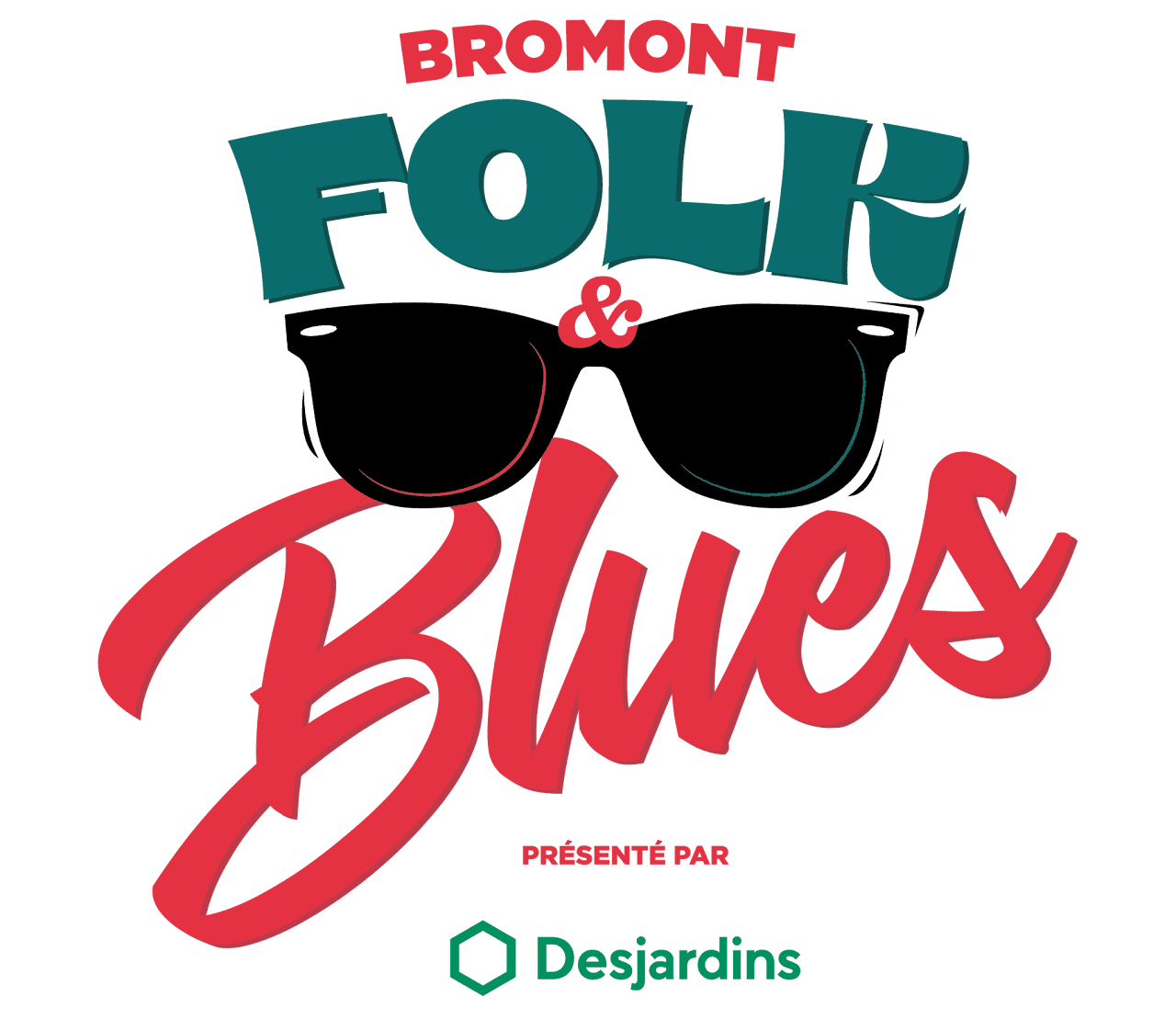 Event branding graphic for Bromont Folk & Blues festival, representing a live music event project.