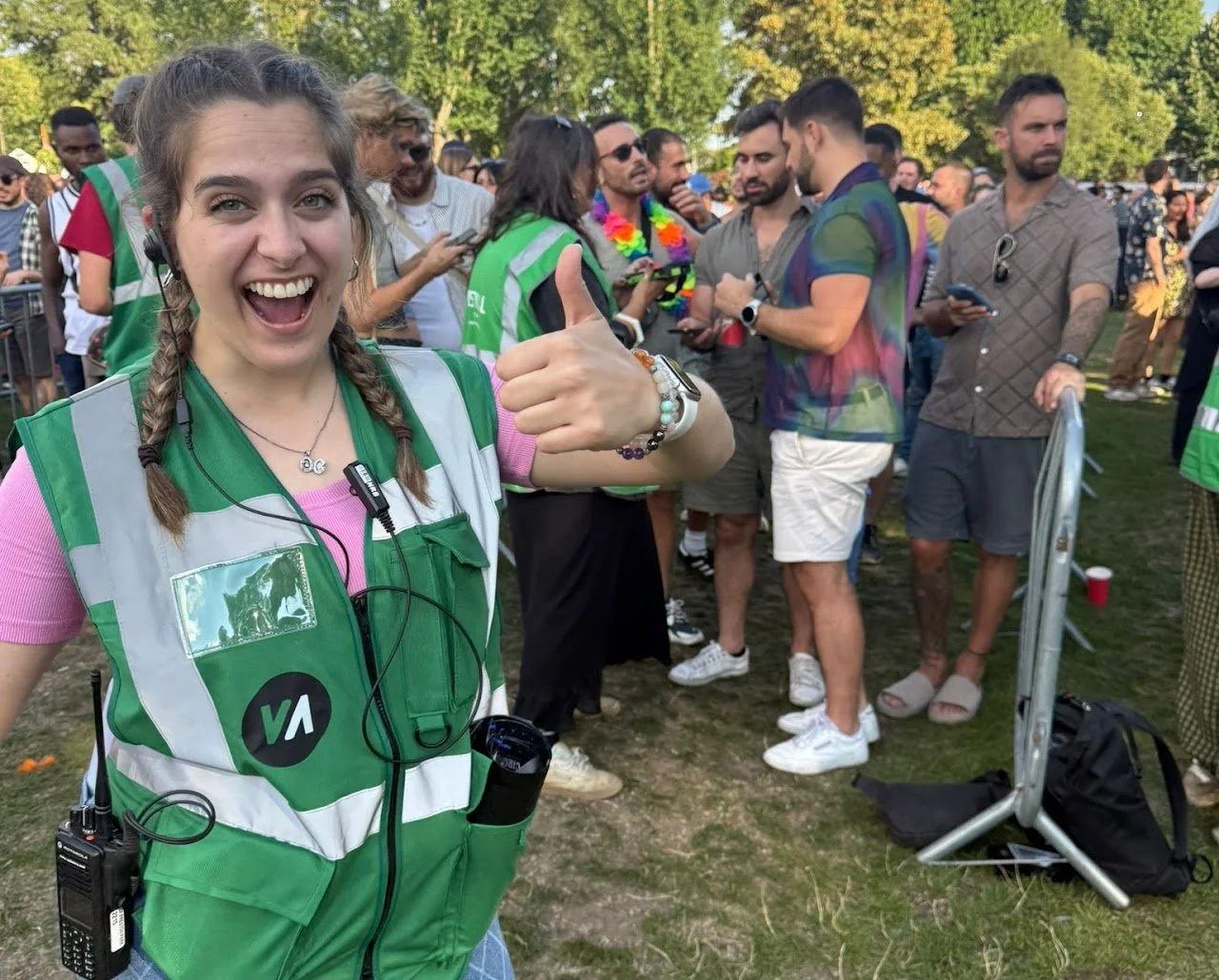 Supervising event entry gates, managing crowd flow and maintaining a positive attendee experience.