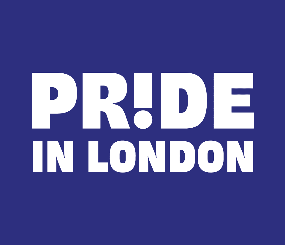 Pride in London event branding graphic, representing large-scale public event operations.