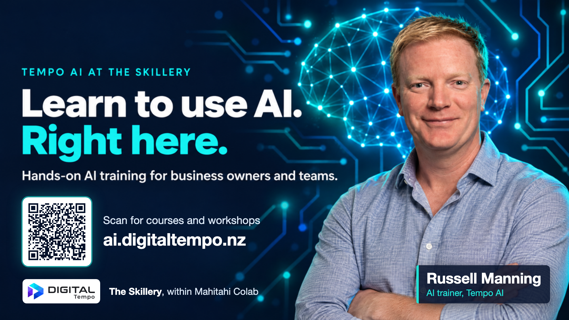 Learn to use AI. Right here in Māpua
