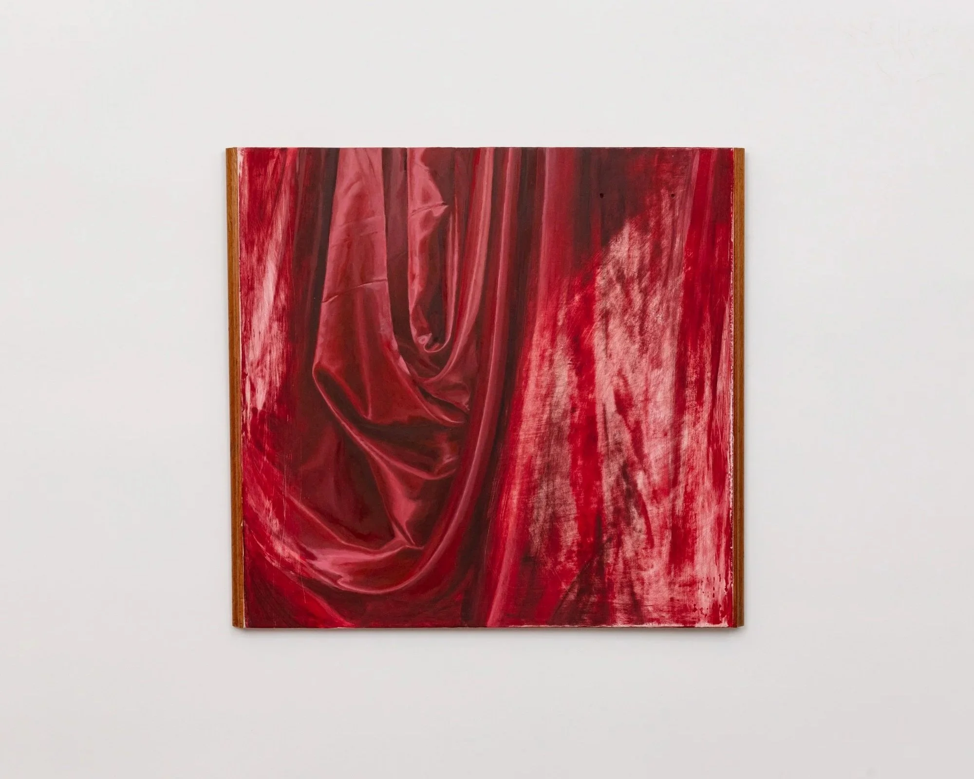 Of my Flesh: Erasure I 2026
Oil on cupboard door
51 x 53cm