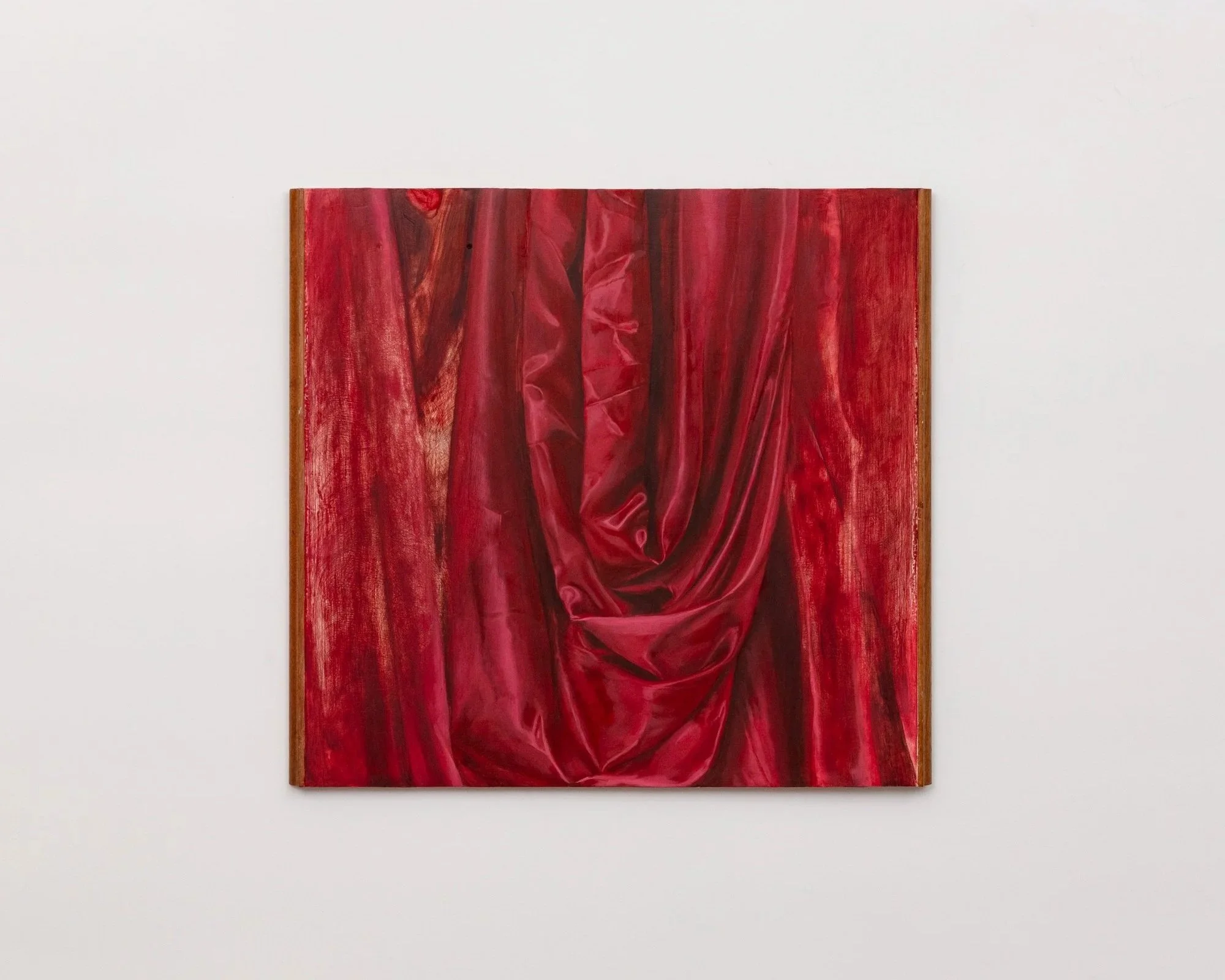 Of my Flesh: Erasure II 2026
Oil on cupboard door.
51 x 53cm