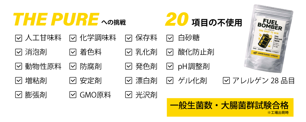 Package of fuel bombers probiotic supplement with a yellow and black label featuring a cartoon bomb and text in English and Japanese.