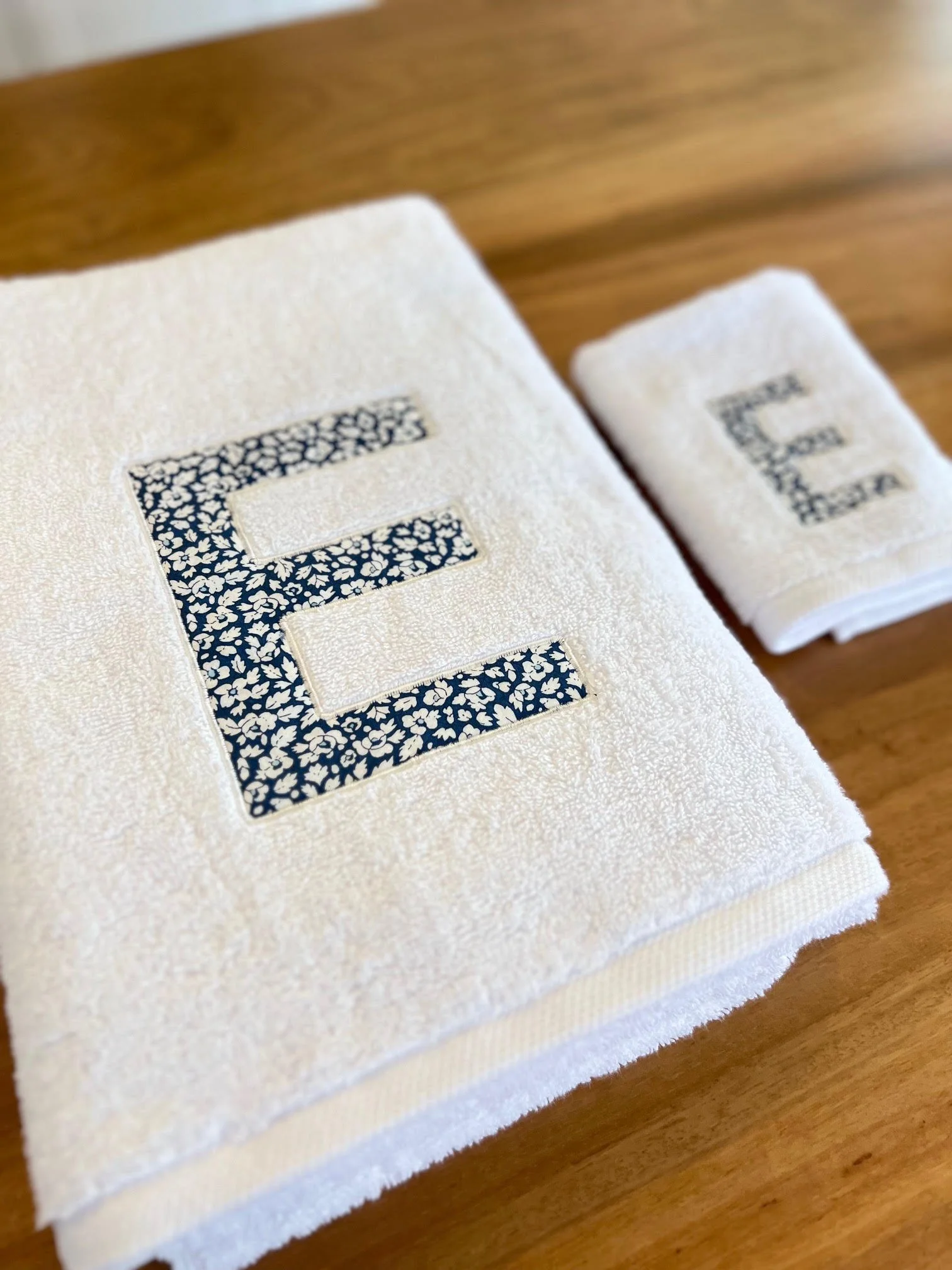 Blue E Towel Set.jpg