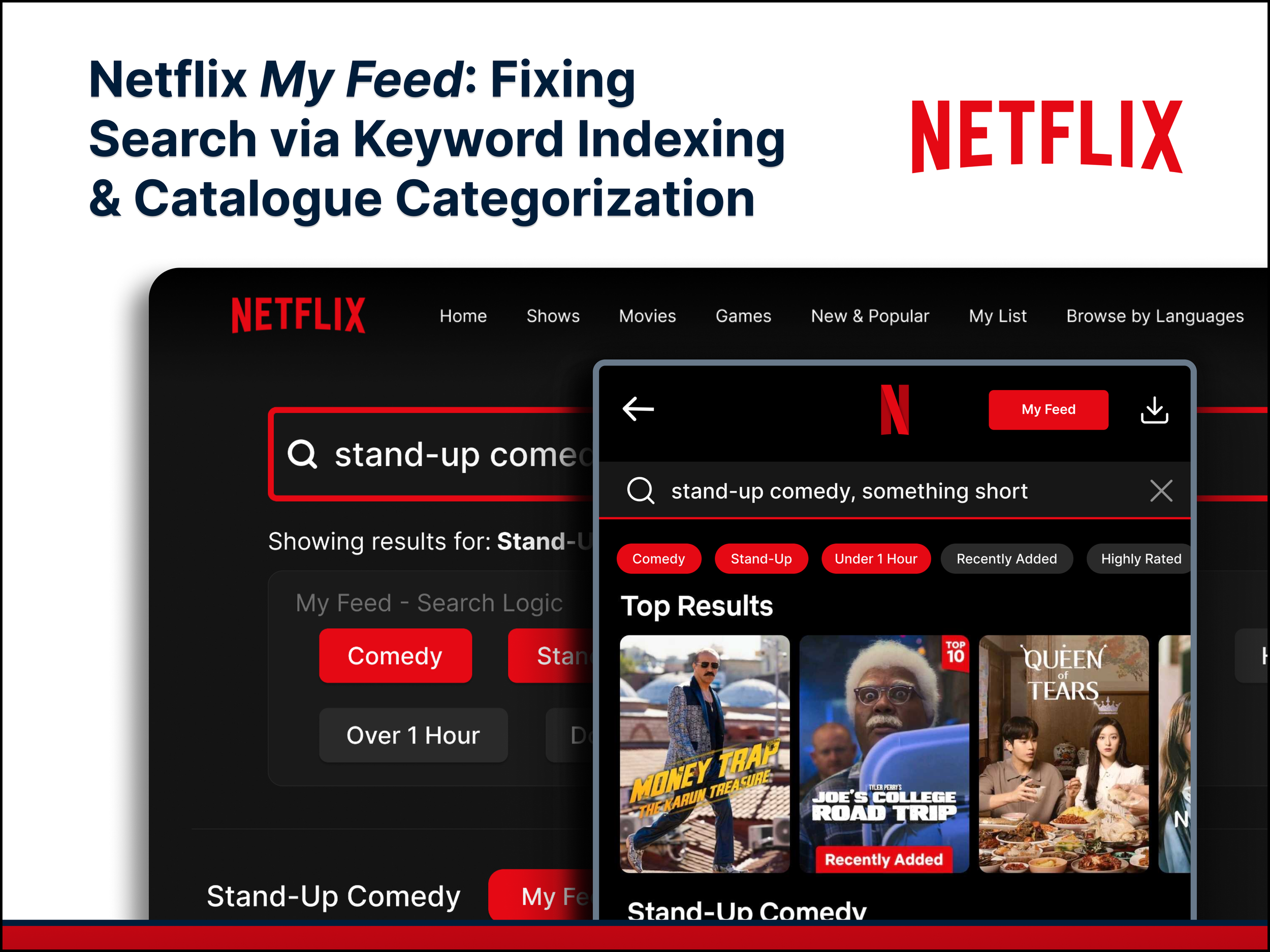 Netflix - Keyword Indexing & Catalogue Categorization