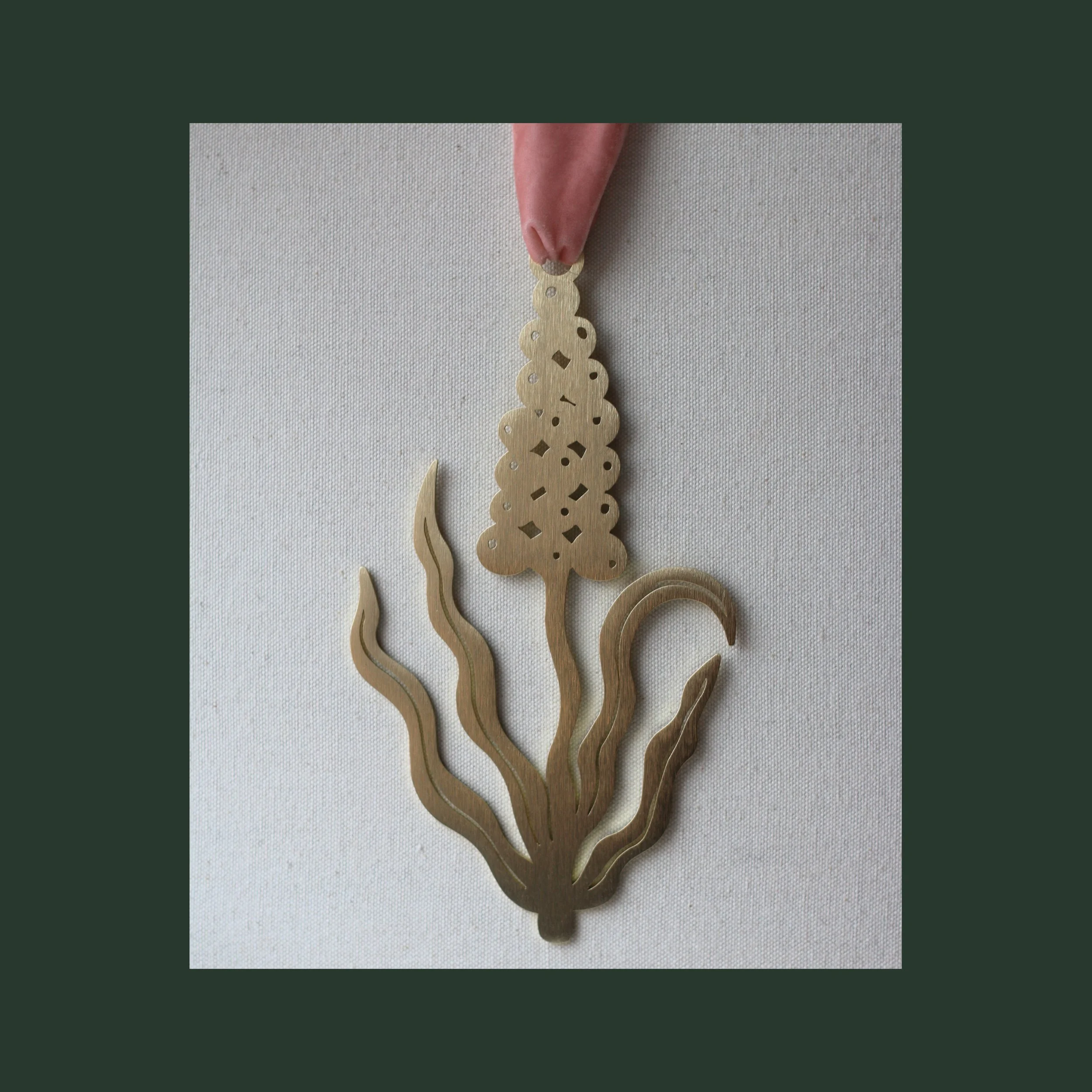 Hyacinth - Brass Wall Hanging (Ships early April)