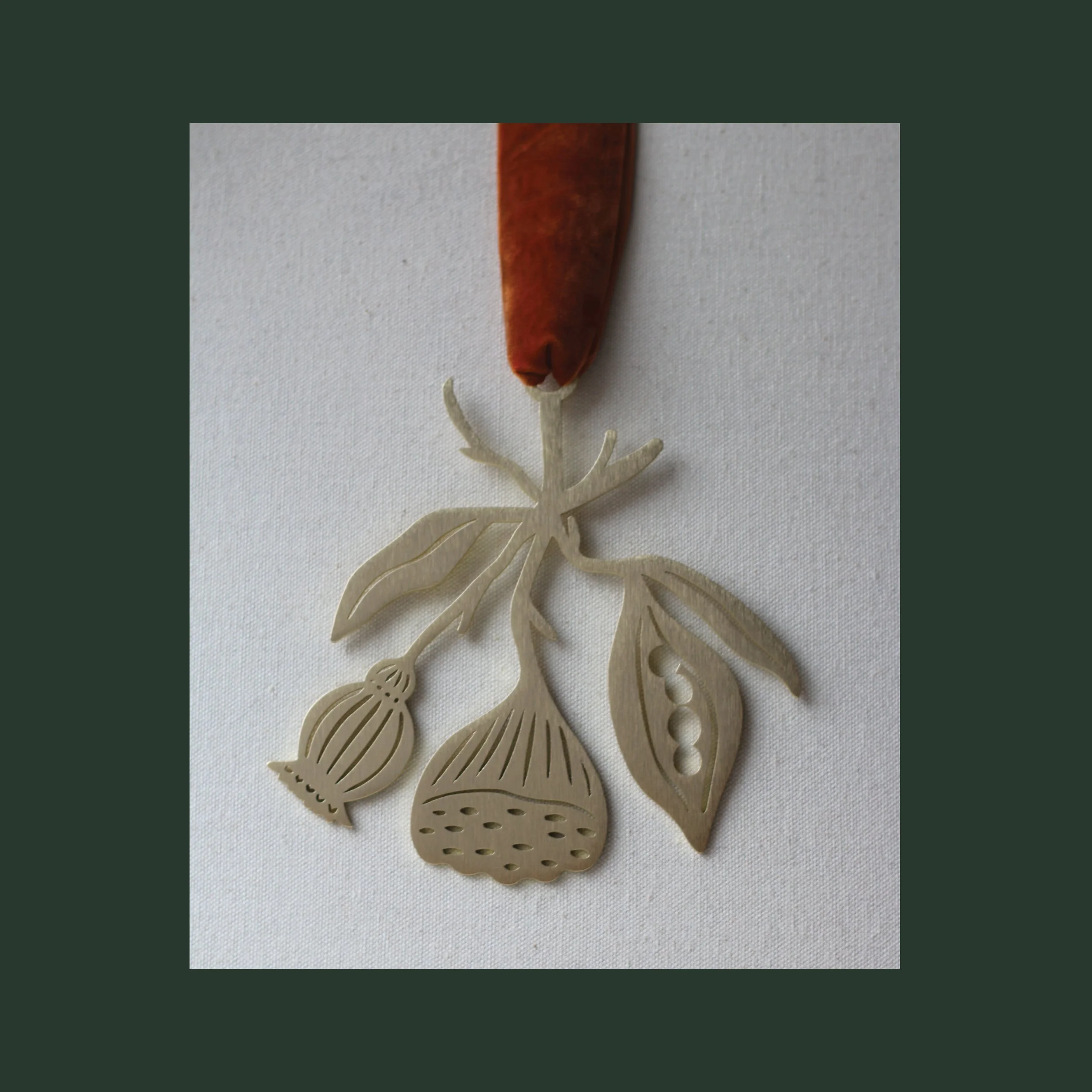 Seed Pods - Brass Wall Hanging (Ships early April)