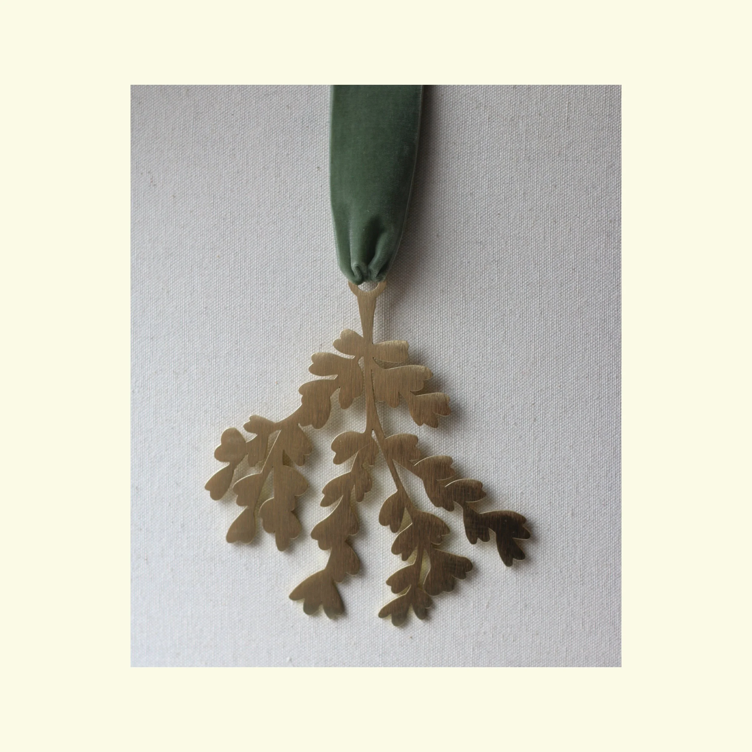 Spring Herbs - Brass Wall Hanging (Ships early April)
