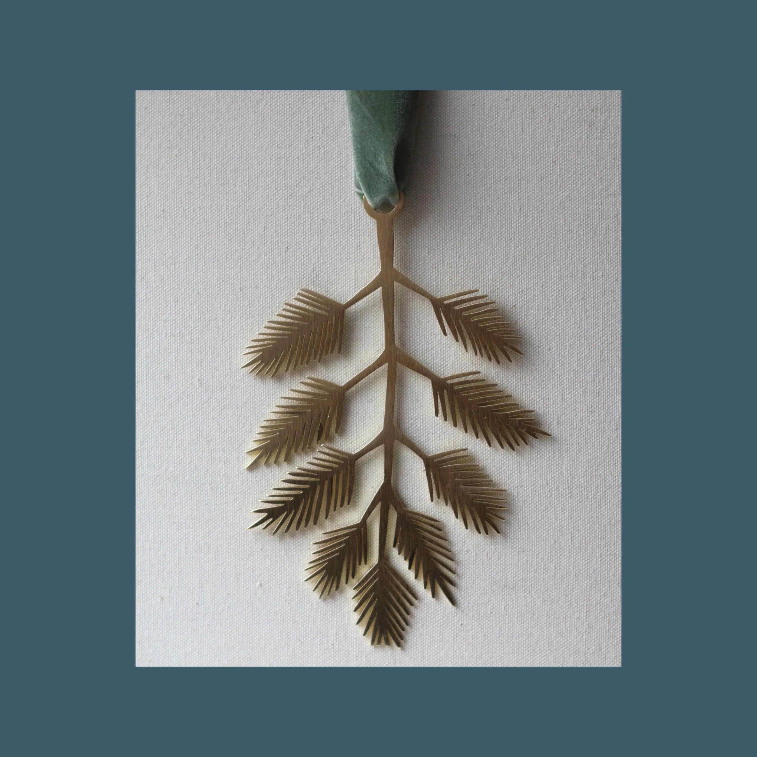 Midwinter Pine - Brass Wall Hanging (Ships early April)