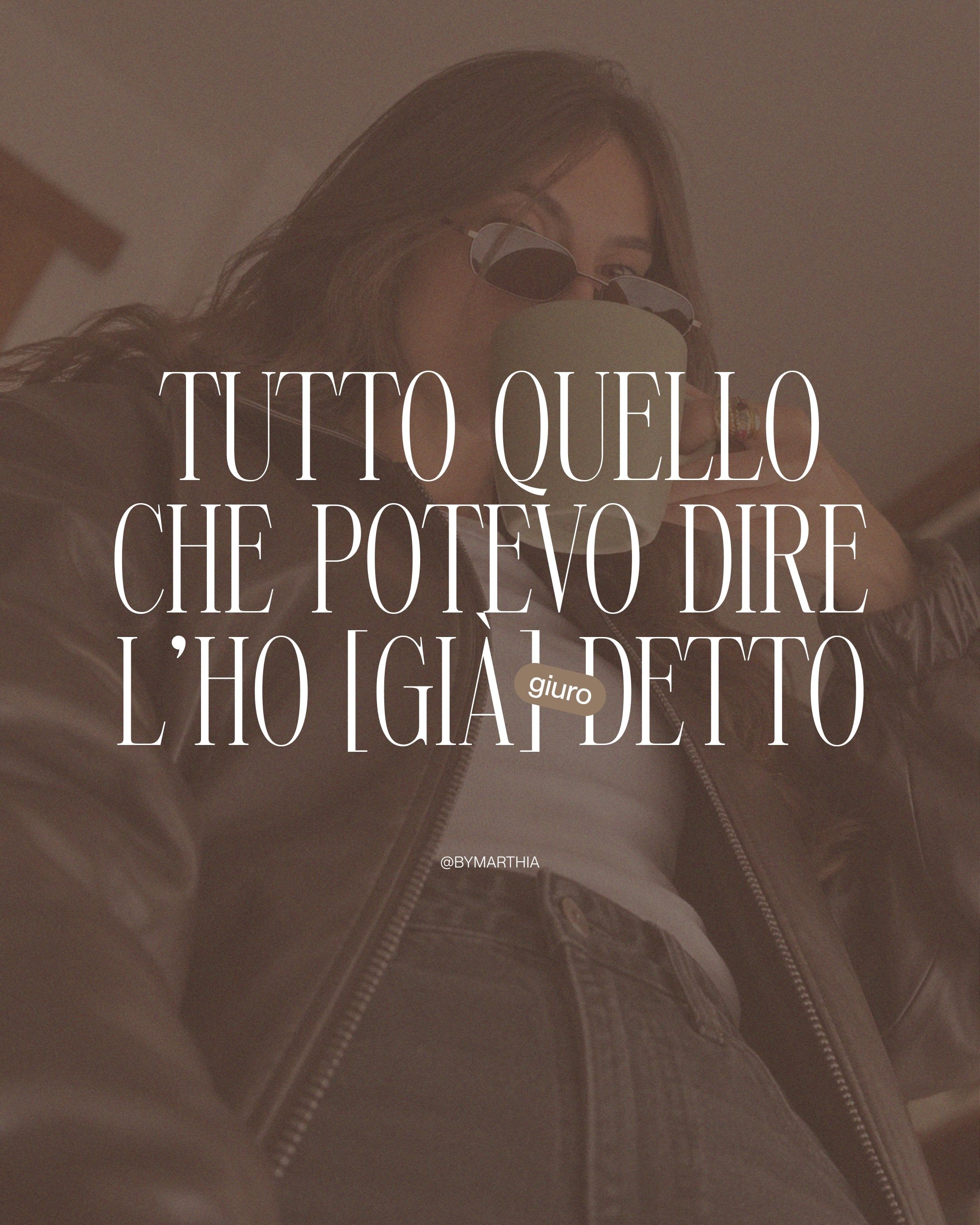 Sono fatta cos&igrave;: devo trovare il mio modo 👇🏼

Ed &egrave; esattamente quello per cui mi batto tanto nel mio percorso di affiancamento, perch&eacute; se non trovate il vostro modo di fare le cose sarete sempre soggiogate ai consigli last minu