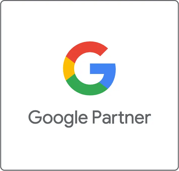Logo di Google con scritto Google Partner