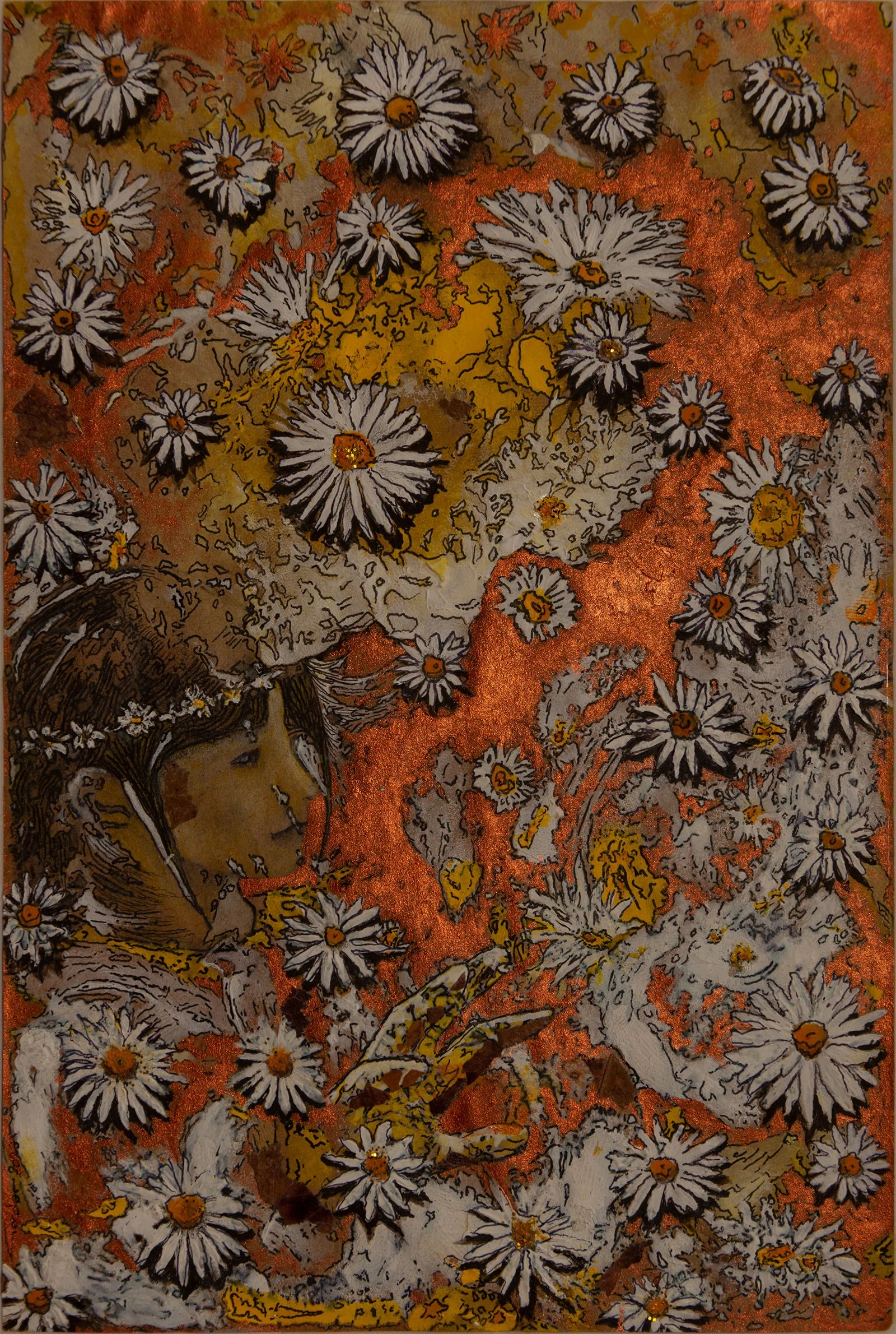Emergence · 2023 Original, Mixed media on kraft paper, A5 · 2026 Archival Pigment Print · 90x60cm