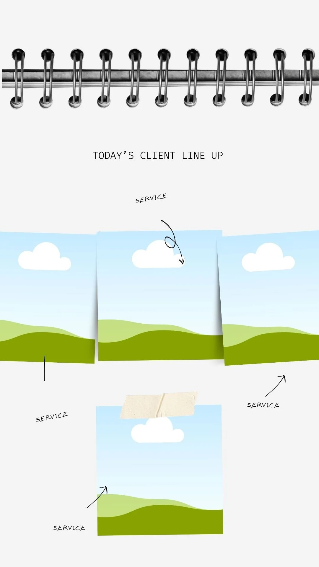 Today’s client line up