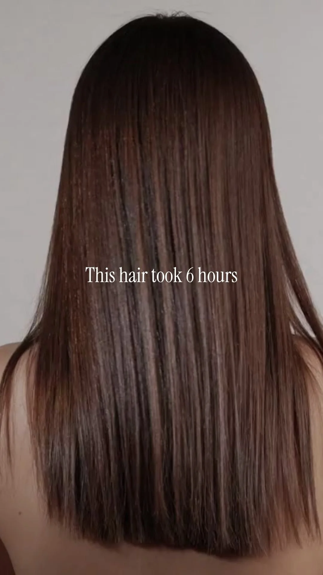 This hair took [x] hours