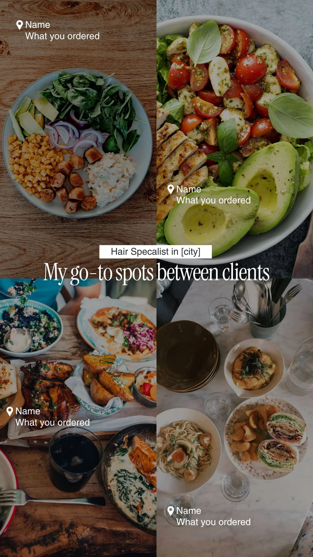 My go-to spots between clients