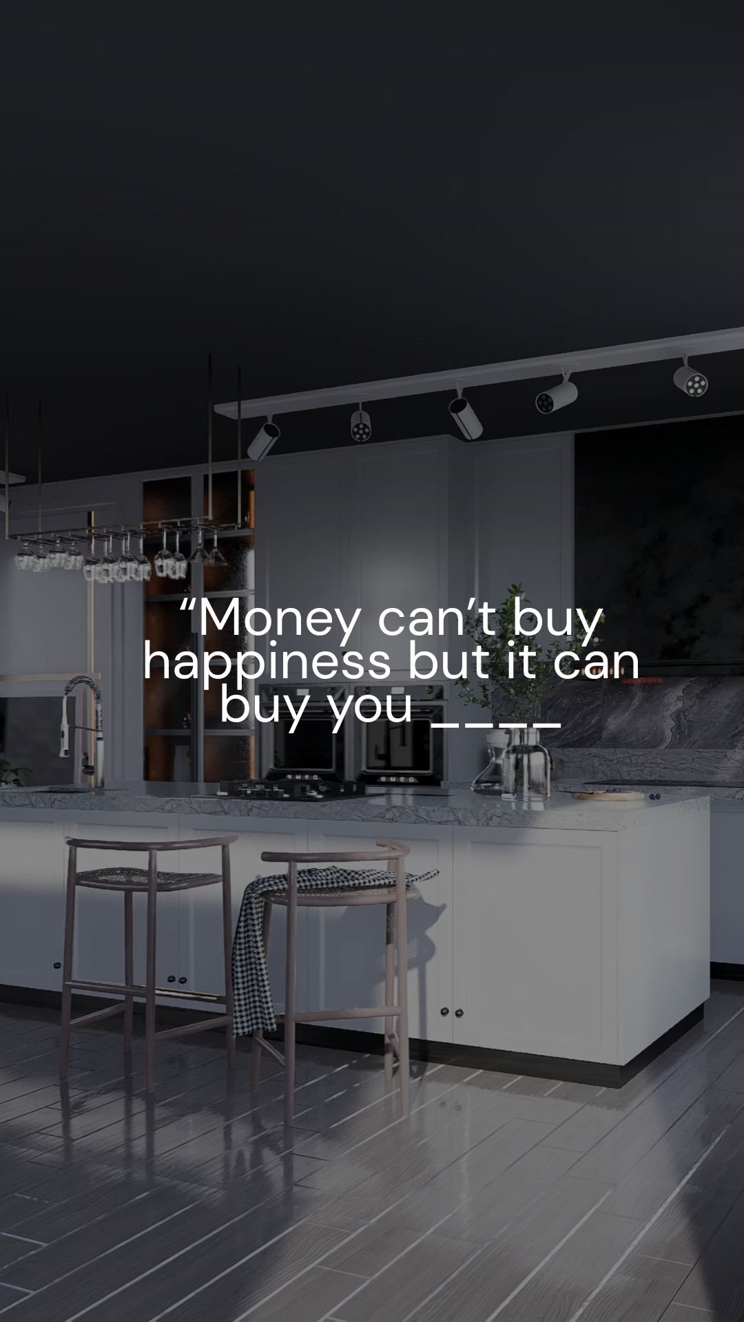 Money can’t buy happiness…