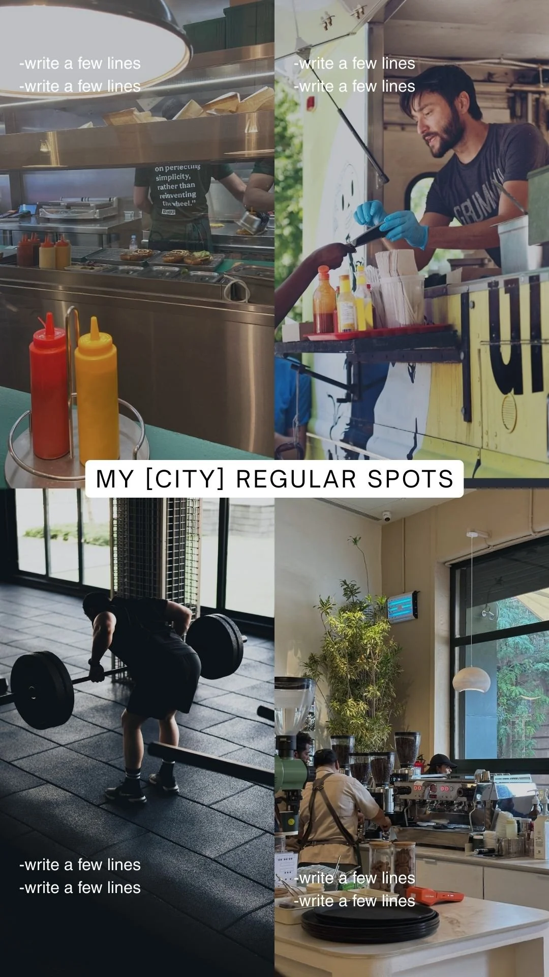 My [city] regular spots