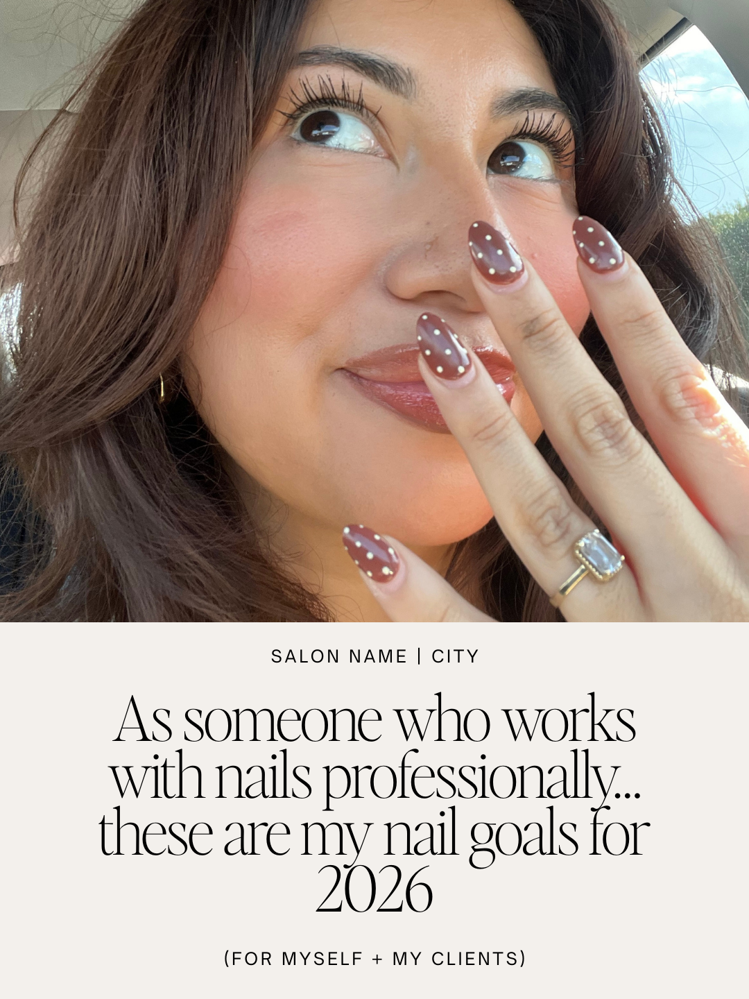 As someone who works with nails professionally… these are my nail goals for 2026