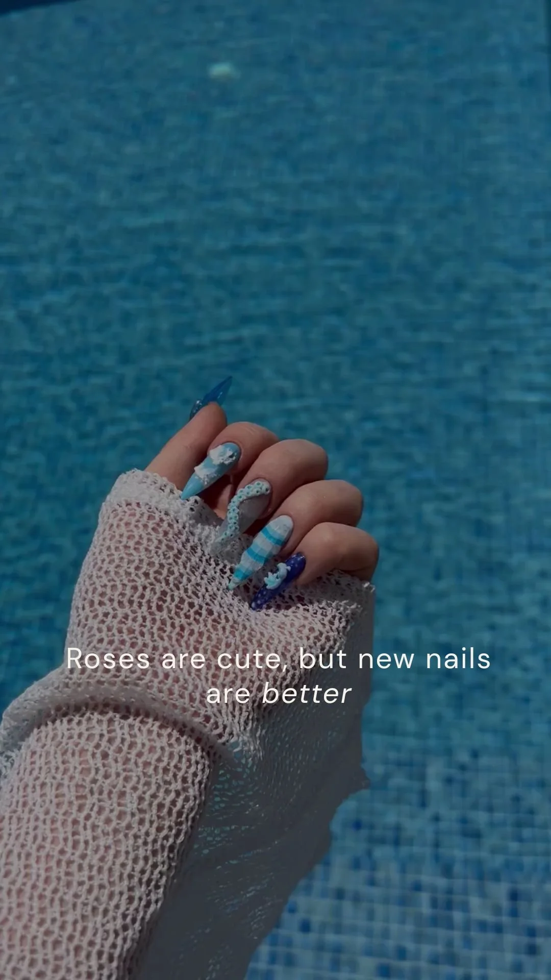  Roses are cute, but new nails are better