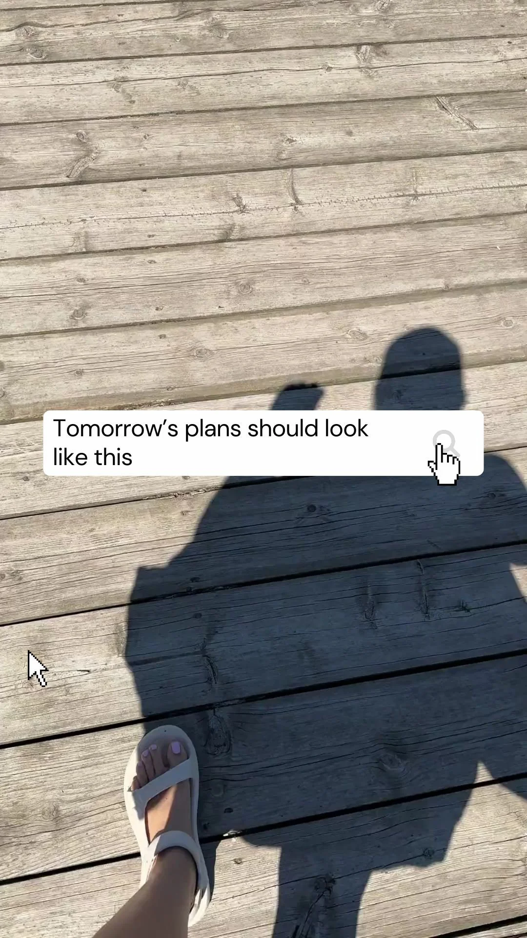 Tomorrow’s plans should look like this