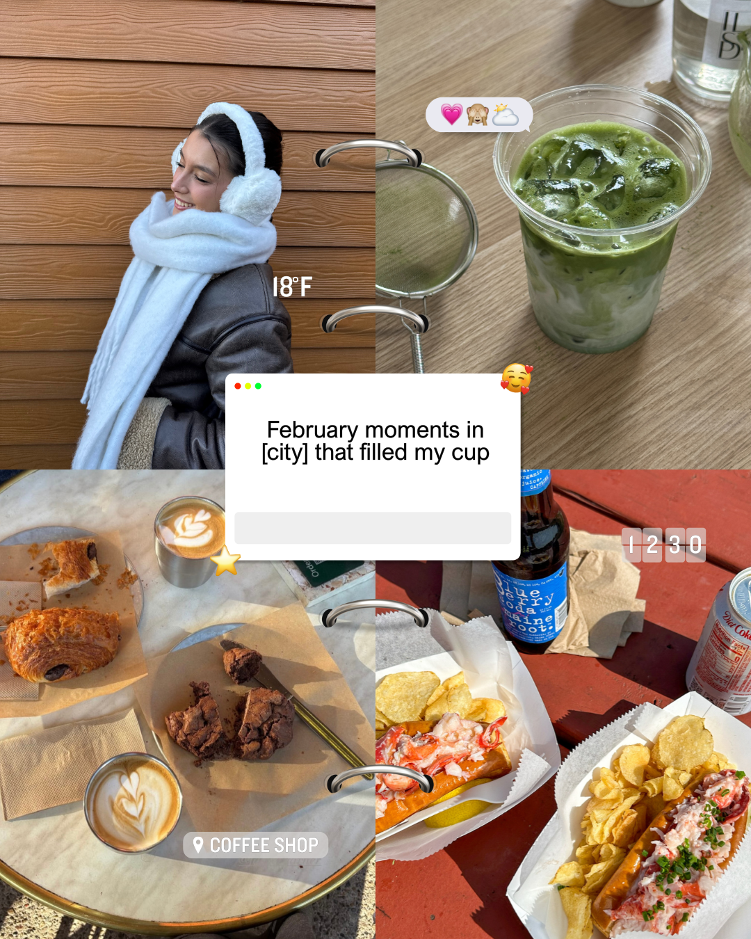 February moments in [city] that filled my cup