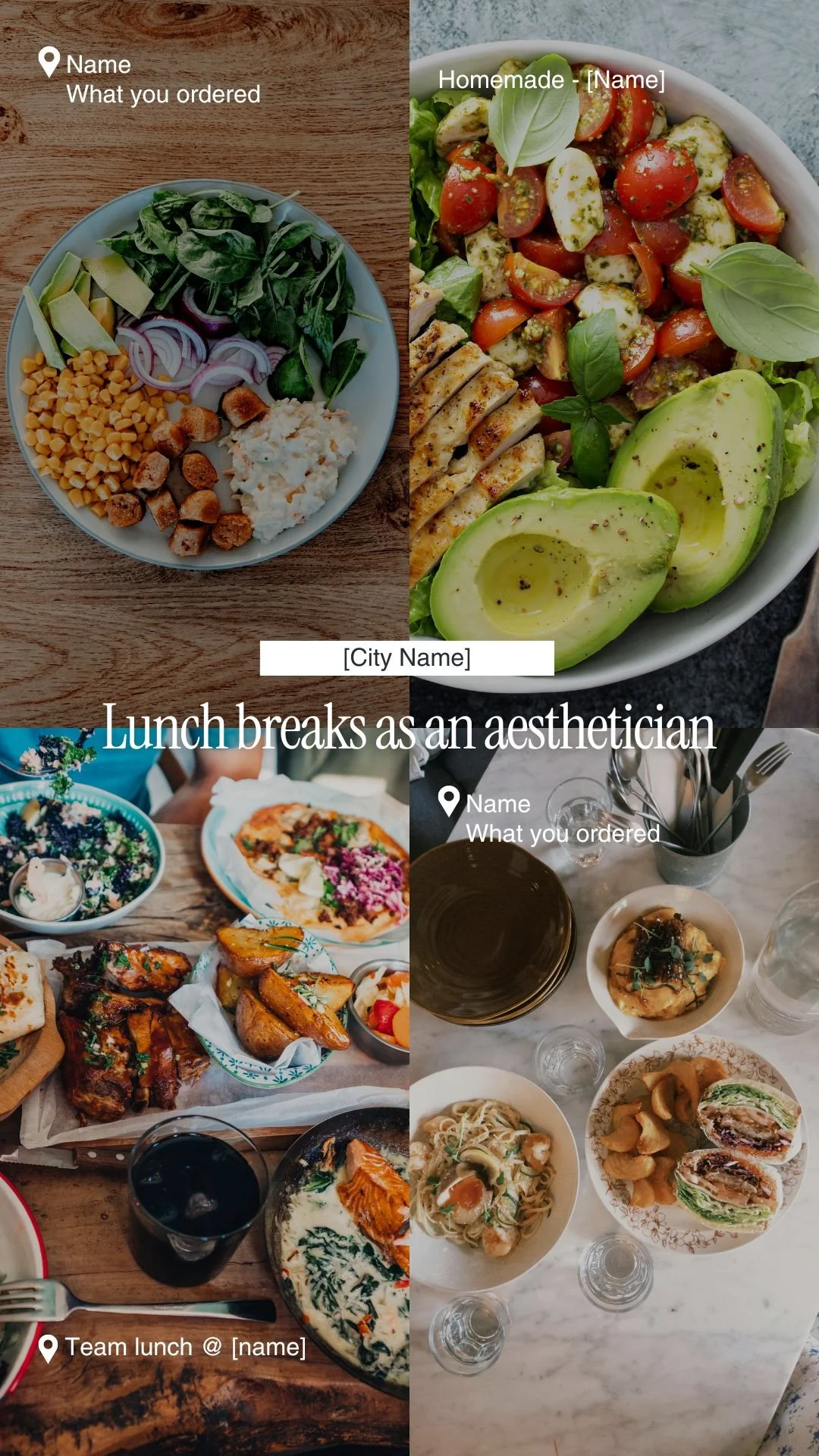 Lunch breaks as an aesthetician