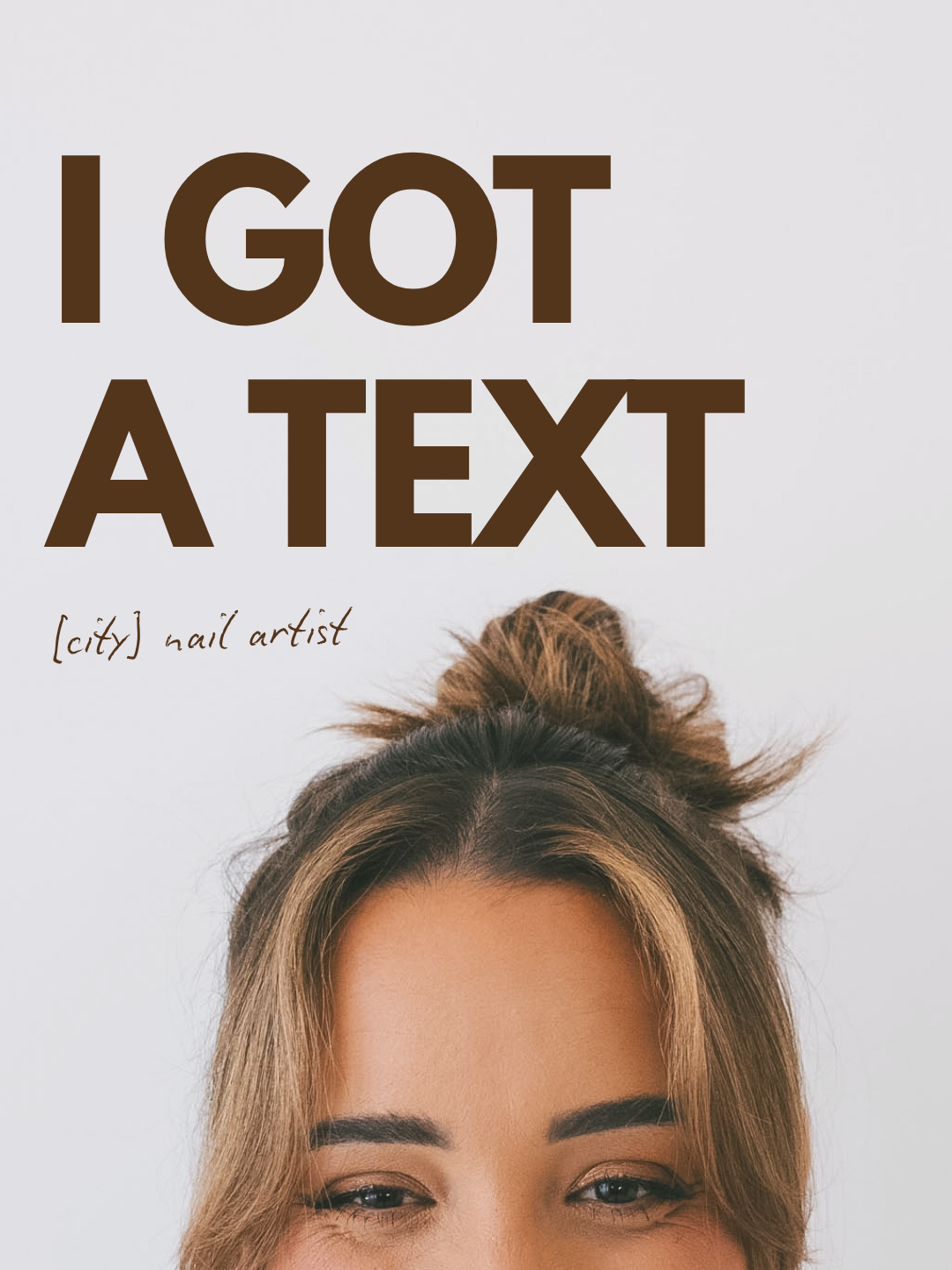 I got a text
