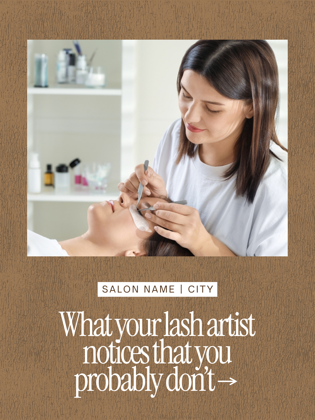 What your lash artist notices that you probably don’t
