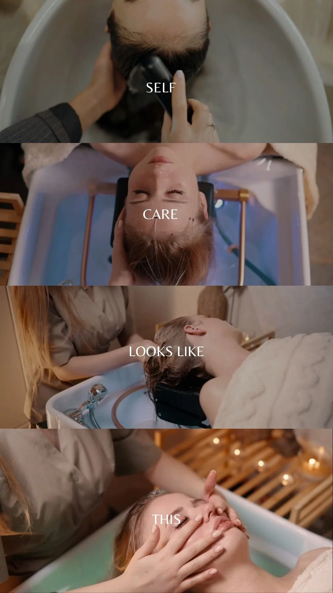 Self care looks like this