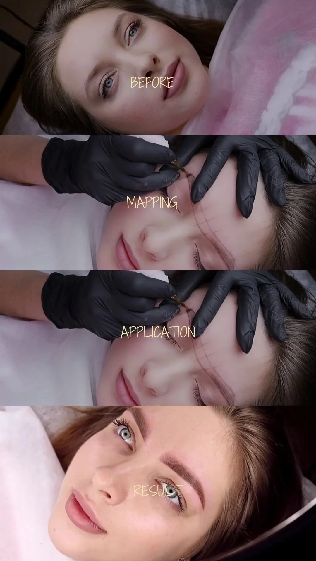 Lashes&amp;Brows - Split Screen Reel