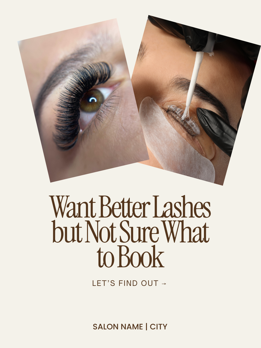 Lashes - Lash Lift vs. Lash Extensions