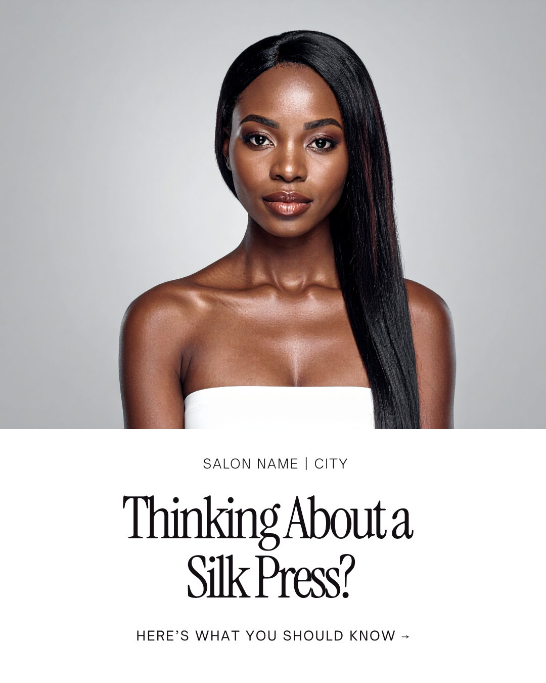 Thinking About a  Silk Press?