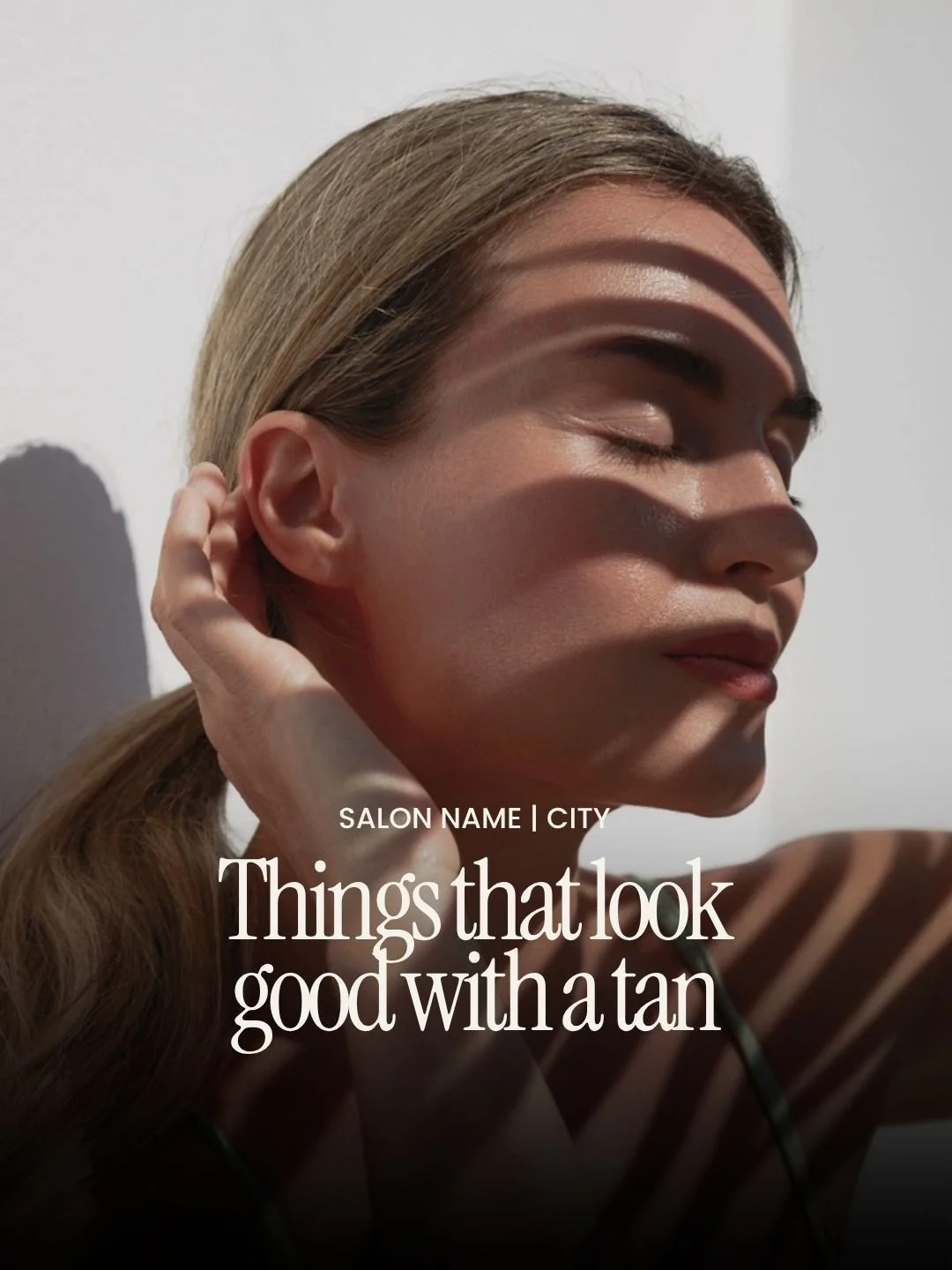 Things that look good with a tan