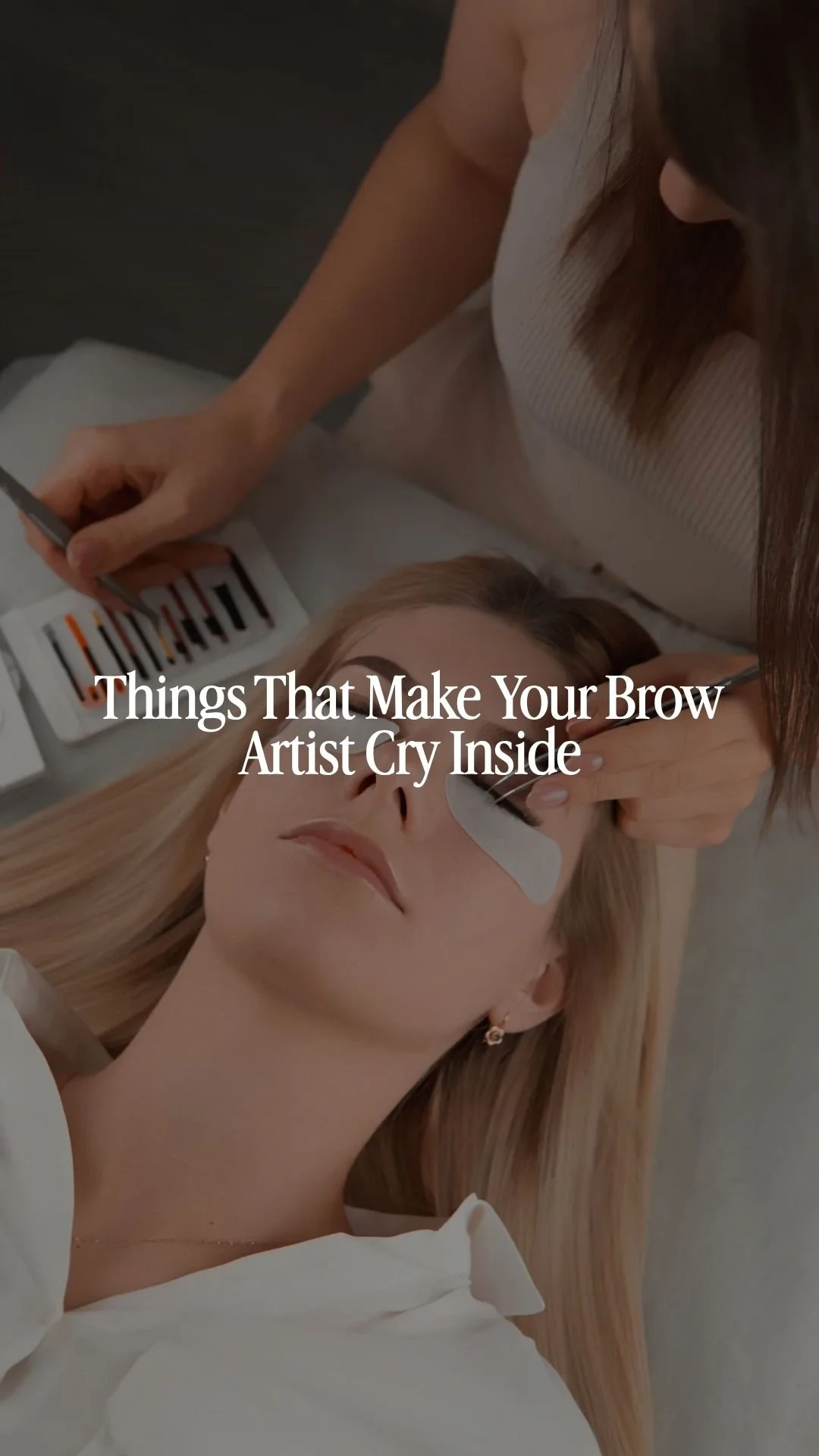 Lashes - Things That Make Your Lash Artist Cry Inside