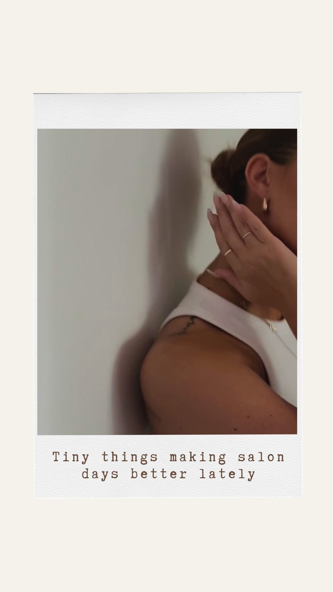 Tiny things making salon days better lately