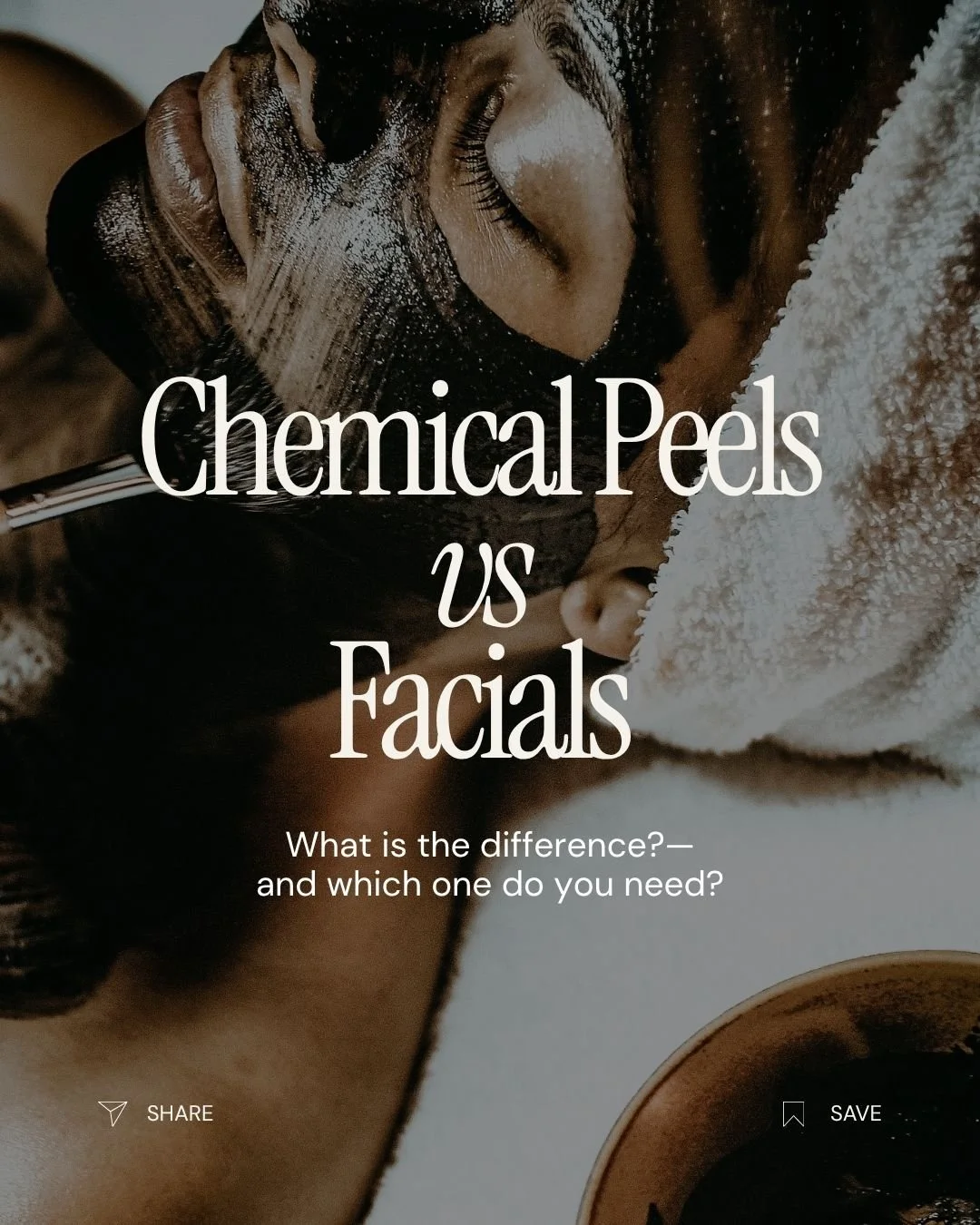 Chemical peels vs facials