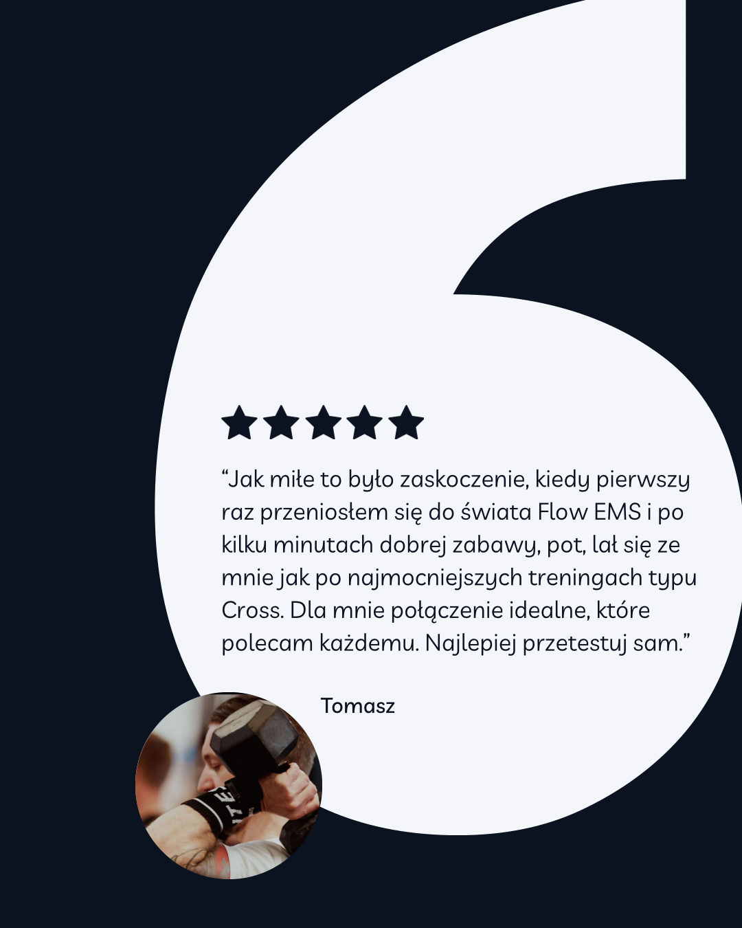 5 gwiazdkowa ocena za skuteczny trening ems we flow ems bojano w trójmieście 