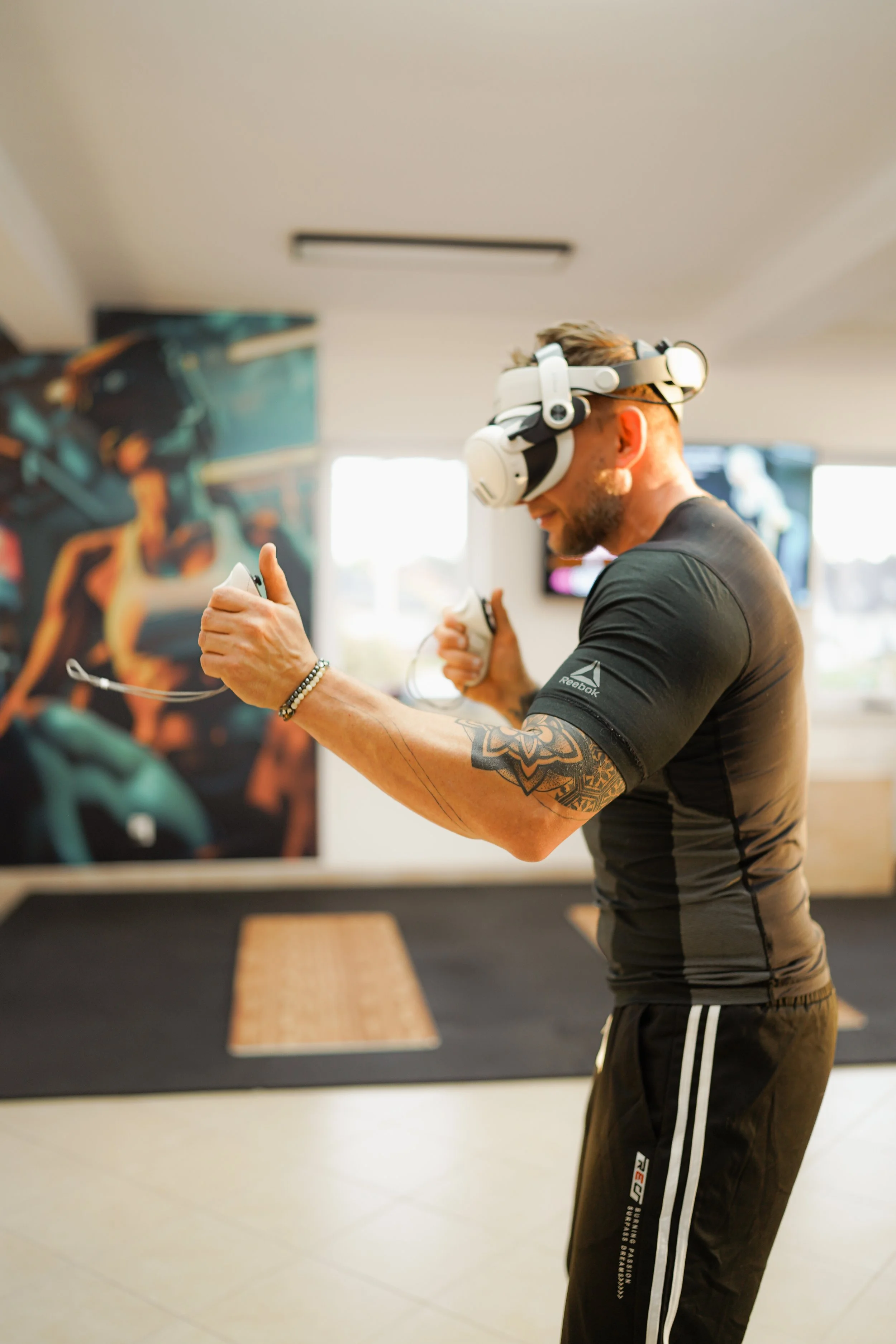 trening w wirtualnej rzeczywistości to zabawa a jednocześnie spalone kalorie.