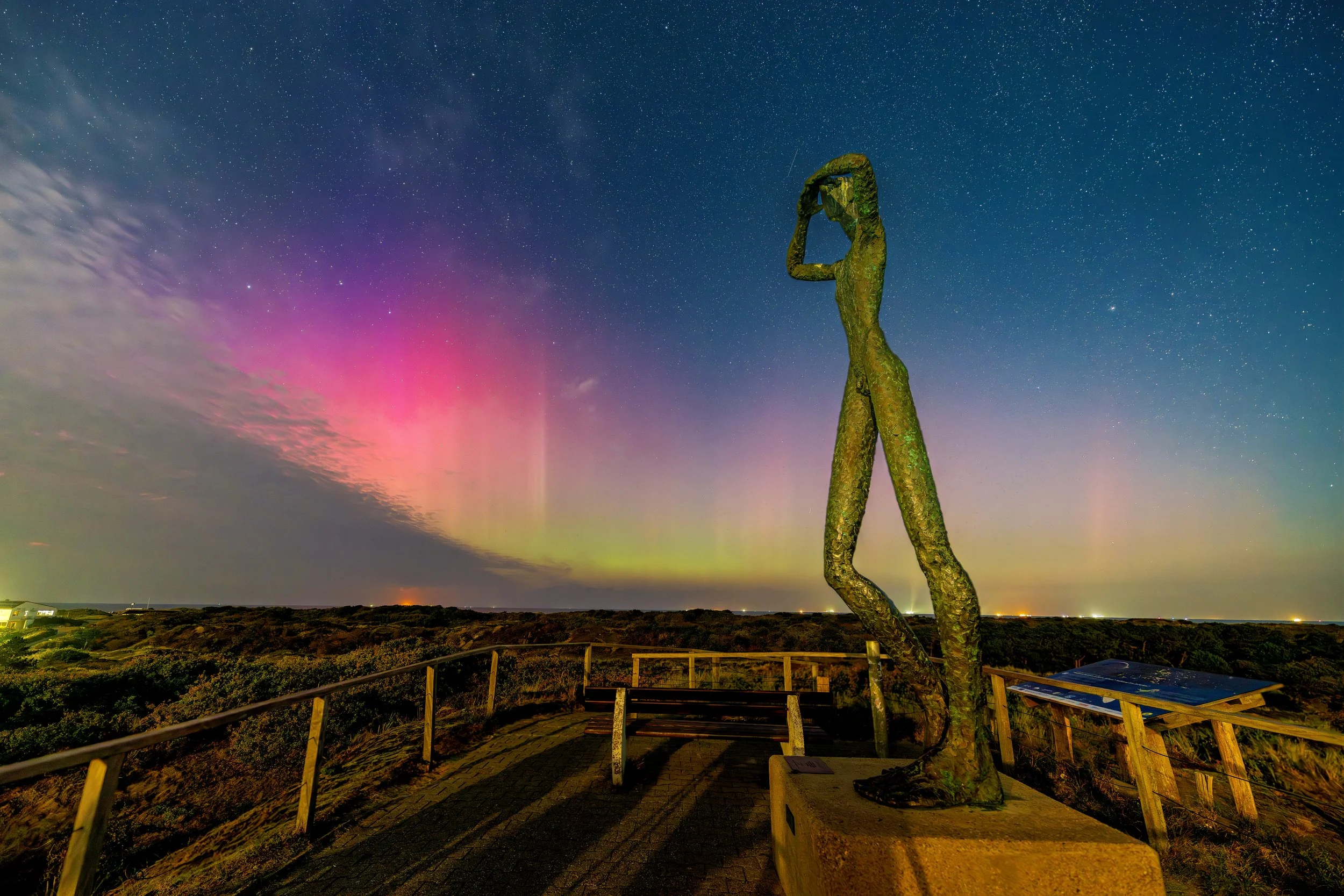 Polarlichter über Spiekeroog