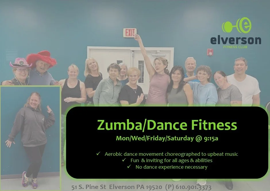Elverson Fitness Club (Elverson, PA) hosts Zumba dance fitness classes